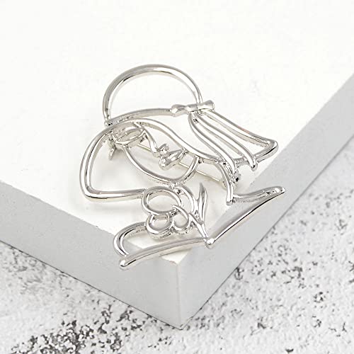 BYYHJNMSXS Spilla per Vestiti Spille in Metallo