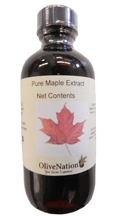 OliveNation Maple Extract PG Free, Real Maple Extract for Baking, Brewing, Cooking, 16 ounces