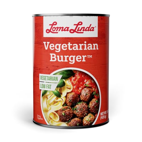 Loma Linda - Plant-Based Meats (Vegetarian Burger (15 oz.), 12 Pack)