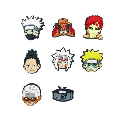 YellowCult Pack of 8 Naruto Shoe charms for Clog Shoes, Wristband Charm, Shoe, Bracelet Decoration or Party Gifts [Naruto New Theme] (B0CMTZ612B) Amazon Price History, Amazon Price Tracker