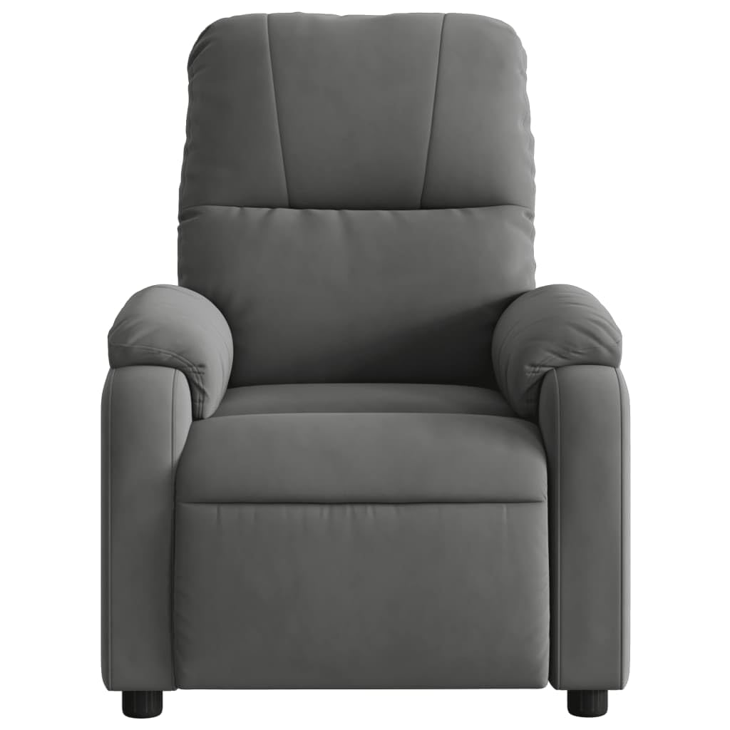 Sillón reclinable de Masaje Tela de Microfibra Gris Oscuro, Sillón De Relax, Sillon Masaje Relax, Sillon Relax Electrico, Hogar Sillon Relax, Sillones Comodos, Sofa Tantra - 373458