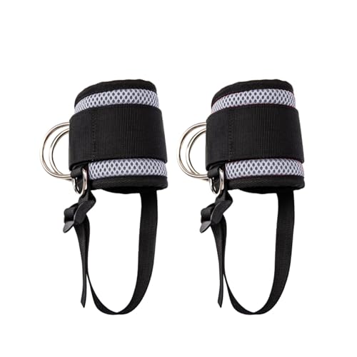 Correas de tobillo para gimnasio con 2 piezas de nylon ajustable 7