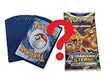 Pokemon 20 Karten Pack + 1 zufälliges Booster Pack DEUTSCH & Arkero-G Standard Soft Sleeves (50 Kartenhüllen)