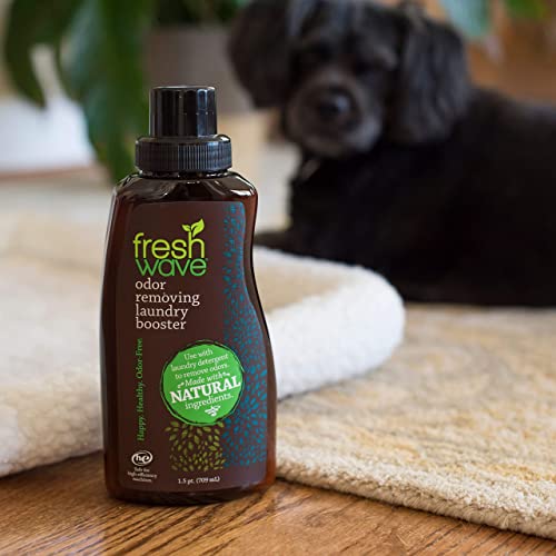 Fresh Wave Odor Removing Laundry Booster, 24 Fl. Oz. | Pack Of 2 | Laundry Scent Booster | Safer Odor Relief | Natural Plant-Based Odor Eliminator | Pet Bedding, Activewear, Blankets & Fabrics #TOP3