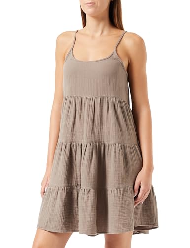 ONLY Women's ONLTHYRA Slip Dress WVN Kleid, Walnut, S