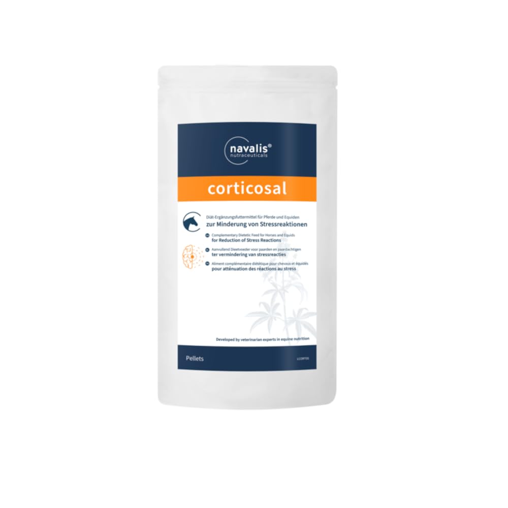 navalis corticosal Pellets | 1 kg | Ergänzungsfuttermittel für Pferde | Mit Mikronährstoffen & Kräutern