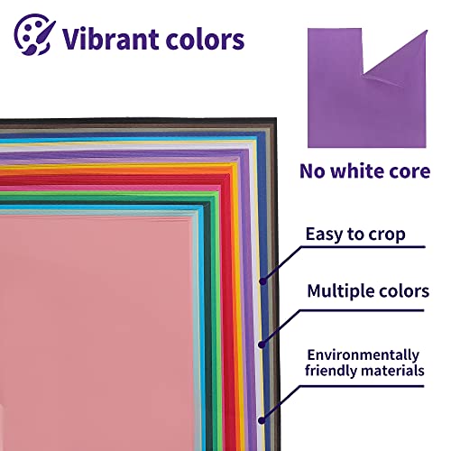 Colored Cardstock For Paper Crafts, Christmas Cards Making, Scrapbooking, Paper Starter Kit For Kids/Adults In Home/Party/School Supplies - 12 X 12 Inch/100 Sheets/20 Colors 65Ib 180Gsm Uap10 #TOP3