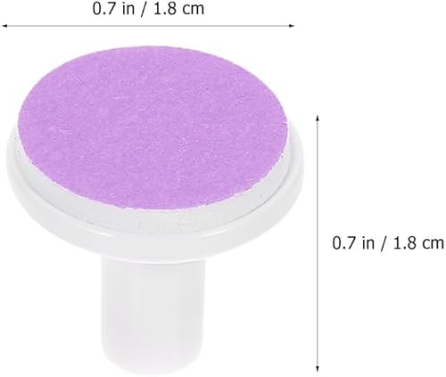 Miniatura 3 de POPETPOP 24 almohadillas de repuesto para recortadora de uñas de bebé, cabezales de repuesto eléctricos para recortadores de uñas estándar para