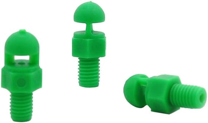 Botanical Garden Lawn Nozzle 500 Pcs Micro-Sprayers 360 Degree Refraction Misting Nozzles Agriculture Fruit Trees Seedlings Irrigation System Fog Sprinklers (Color : Green)