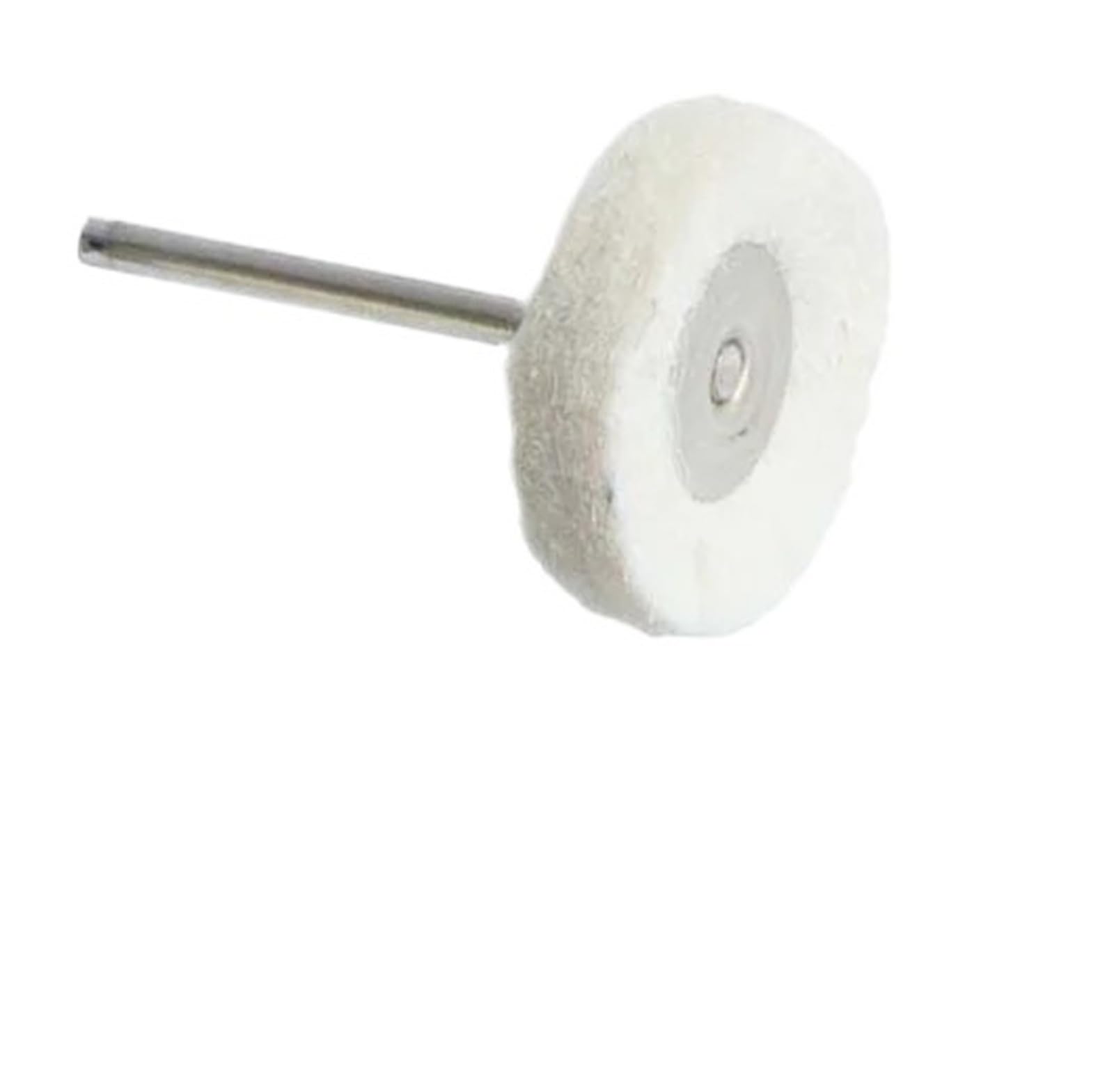 50-teiliges 1-Zoll-Polier- und Polierscheiben-Set, mit Wollfilz und Baumwolle montierter 3-mm-Schaft for Drehwerkzeugzubehör, Pinsel-Polierset(50pcs wool felt,Shank 3mm)