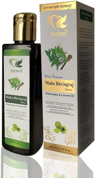 Mahabhringraj Tailam Anti-Dandruff Hair Oil for Unisex โ 200ml