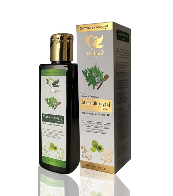 Mahabhringraj Tailam Anti-Dandruff Hair Oil for Unisex – 200ml