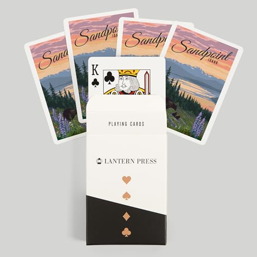 Baraja Póker Sandpoint Idaho 52 cartas para adultos miniatura 6
