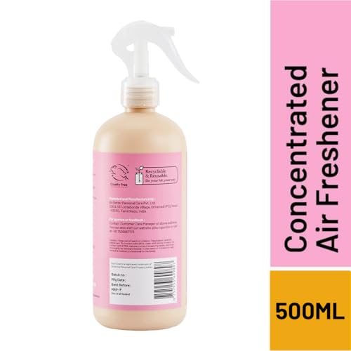 Image of Born Good Plant Based Air freshener Spray for Home And Office, Indian Summer Fragrance, Biodegradable and Non-Toxic - 500 ml