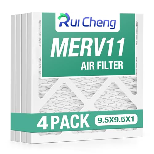 Image of 4 Pack Updated 9x9x1 Air Filter, pertain Merv 11 MPR1000