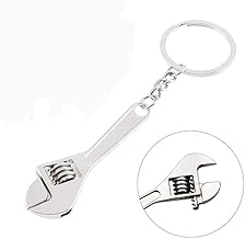 Mini Wrench Tool Keychain | Adjustable Spanner Key Ring | Stainless Steel Pocket Tool Keychain for Men & Women