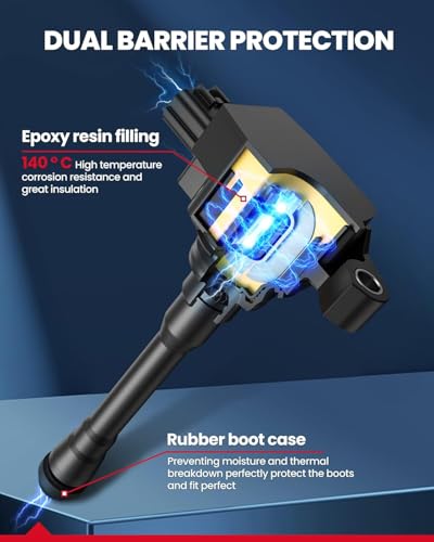 Image of KAX Ignition Coil Pack Fit for Ford F-150 2000-2010 4.6L | F-150 1997-2003 5.4L, Expedition 2000-2004, Grand Marquis 1998-2011, F-250 Super Duty 1999-2004 5.4L /6.8L FD503