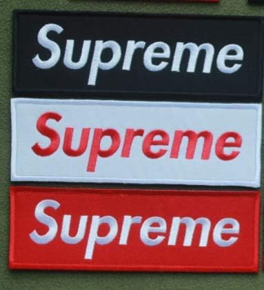 supreme embroidered patch