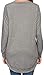 WEIYAN Womens Long Sleeve Casual T-Shirts Tunic Blouse Loose Curved Hem Tops(Small,Gray)