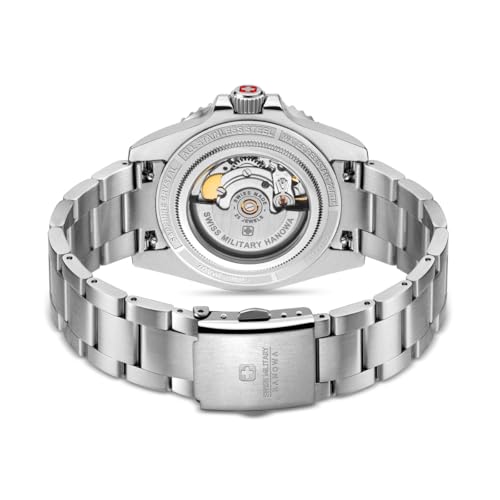 Image of Swiss Military Hanowa SMWGL0006304 SEALORD - Swiss Made Round Blue Automatic - Watch for Men