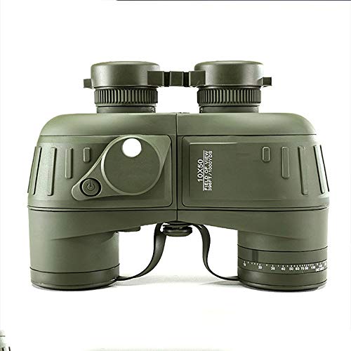 Jumelles 10X50 boussole étanche avec mesure distance et vitesse pour télescope de voyage