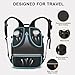 TILYMOL Travel Backpack for Women & Men, 15.6 inch Laptop Bag Flight Approved, Large Carry On Anti-theft Backpack for Travel Work Business Weekender