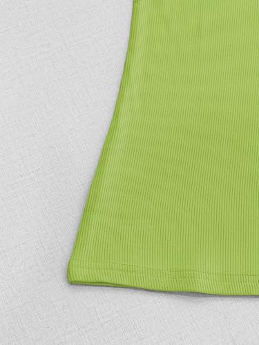 Image of Albe Rita Women Short Sleeve T-Shirt Cap V Neck Shirts for Women Ribbed Casual Top Knit Slim Fit for Summer