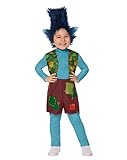 Spirit Halloween Trolls Toddler Branch Jumpsuit Costume | Officially Licensed | Cosplay Costume | Theatrical Costume