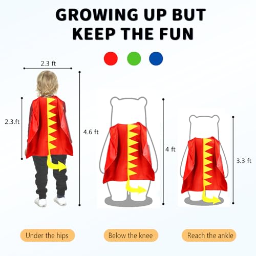 Disfraz completo de dinosaurio dragón para niños miniatura 5