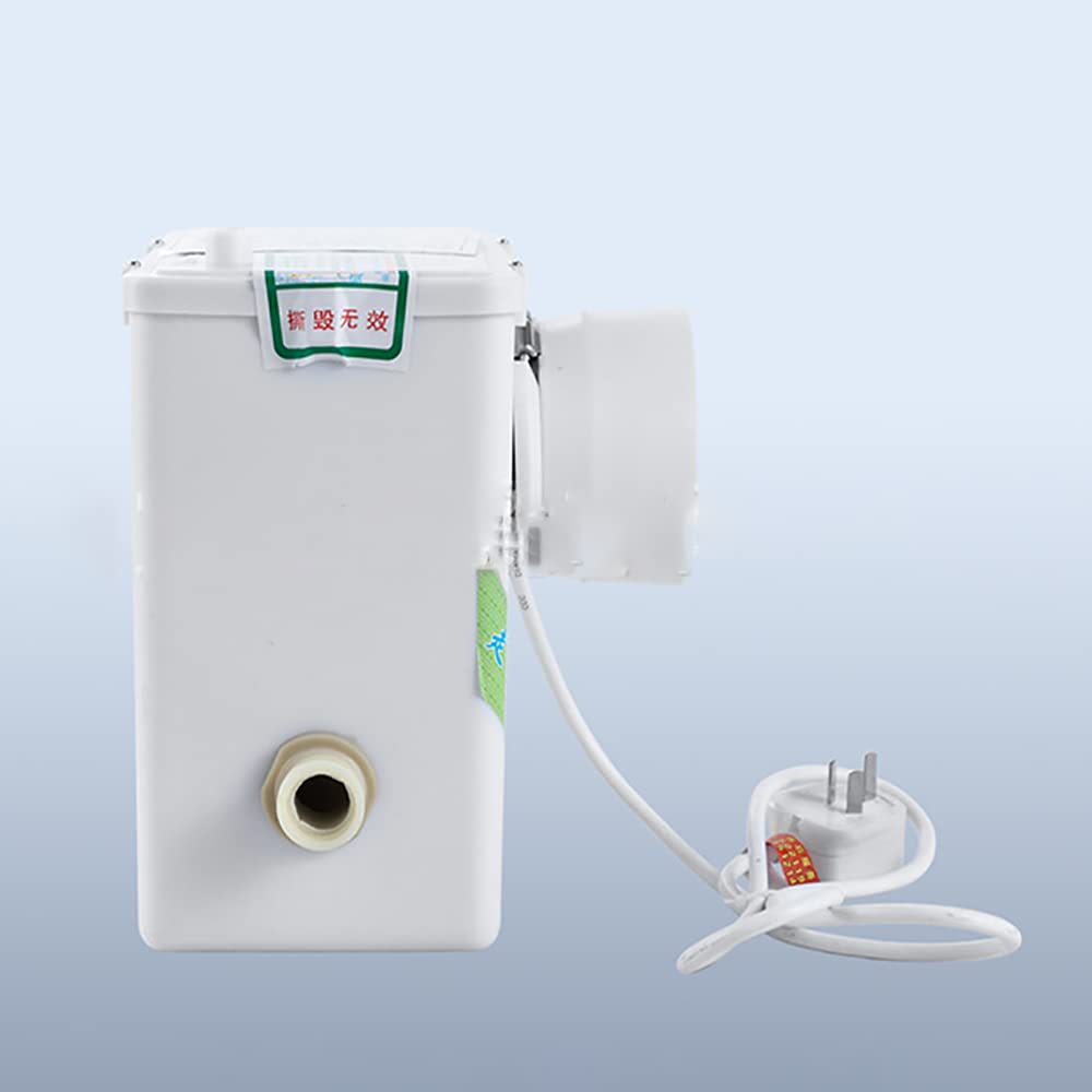Bomba Trituradora Sanitaria 220V, Triturador Automático de Aguas Residuales Baño Inodoro Fregadero Pulverizador Eléctrico Dispositivo Séptico Elevador de Aguas Residuales (C)