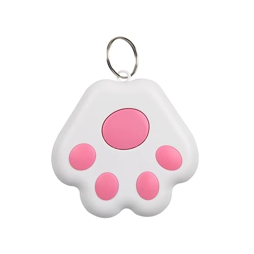 Mini Katze/Hund GPS Tracking Locator, Bluetooth Tracker für Kinder Haustiere Hunde Katzen Geldbörse Gepäck Schlüssel Finder Smart Tracker Wasserdicht Tragbares Gerät Pet Locator Verlust Prävention