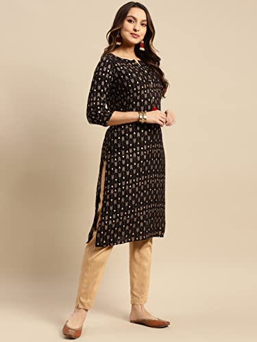 Image of rangita Women's Rayon Regular Fit Straight Kurti | Kurta (Pack of 2)