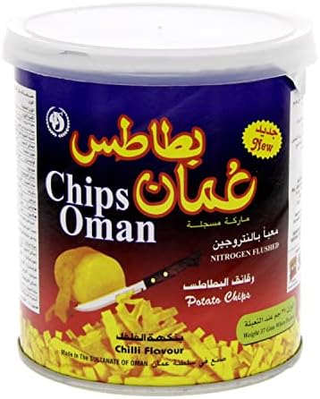 Oman Potato Chips Chilli Flavour 37g