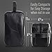 The Embassy Personal Travel Bag, Italian Stone Design, for Overnight Stays, Vacations and Road Trips, Genuine Lamb Skin Leather
