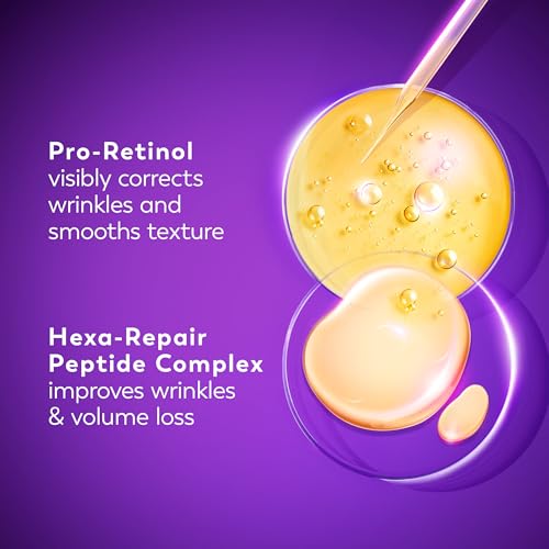 Olay Regenerist Resurfacing Retinol Serum, Renew, Anti-Wrinkle Serum for Women, Anti-Aging Skin Care, Advanced Night Repair, Fragrance-Free, Hexa-Repair Peptide & Pro-Retinol, 1.0oz - Image 5