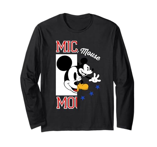 Mickey Mouse Split Art t-shirt manches longues idéal pour vos sorties de mi-saison