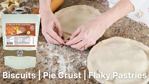 Low Carb Foods Biscuit & Pie Crust Flour | 100% All Natural Ingredients | No Fat & Cholesterol | High Fiber & Protein | No Sugar Diabetic friendly | Keto Diets | 1 lb - Thumbnail 5