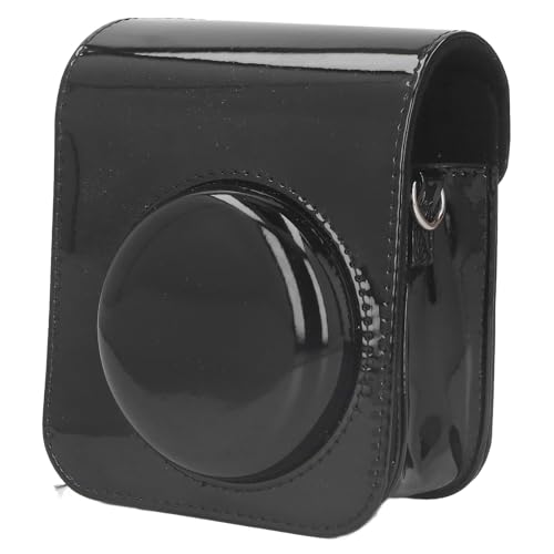 Borsa per Fotocamera per Mini 12 Custodia Protettiva per a Specchio per Istantanea per Portatile con pelle sintetica nero