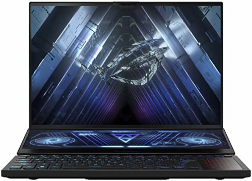 Image of ASUS ROG Zephyrus Duo 16 165Hz Gaming Laptop (AMD Ryzen 9 6900HX 8-Core, 64GB DDR5 4800MHz RAM, 2TB PCIe SSD, GeForce RTX 3080 Ti,RGB Backlit KB,WiFi 6E,Bluetooth 5.2,W11 Pro) w /Hub
