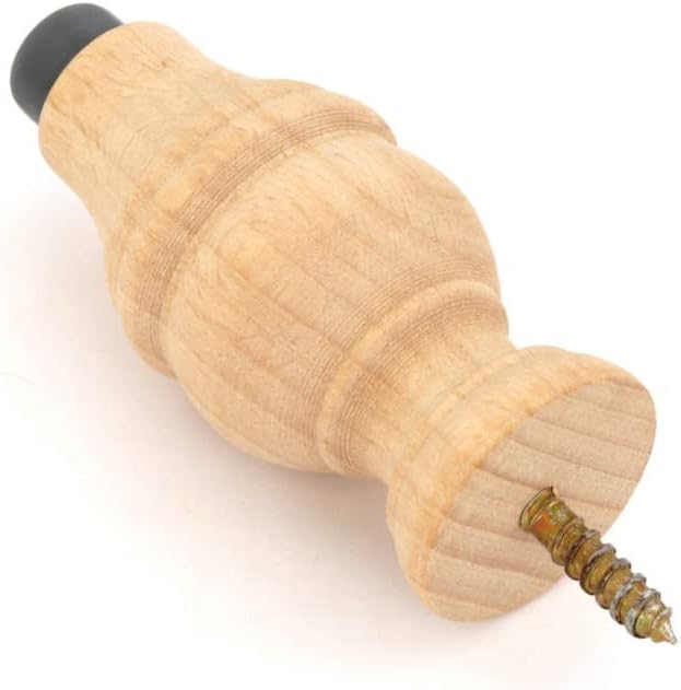 Renovators Supply Manufacturing Door Stoppers 3 5/8 in. Wall Mount Victorian Unfinished Wooden Door Bumper Stops Pack of 4