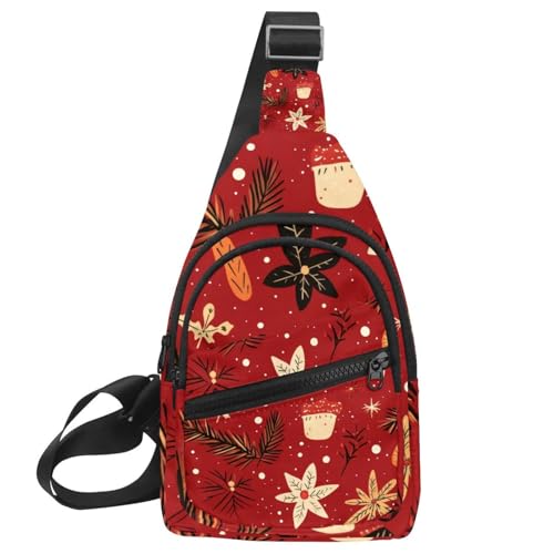 Mochila cruzada ergonómica para entrenar sin rebotes con correa ajustable