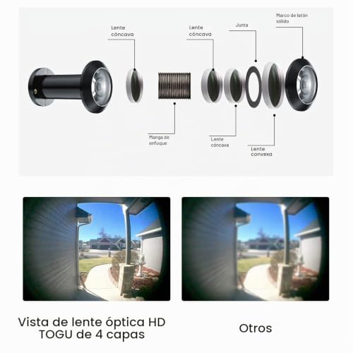 Mirilla para puerta de madera 14 Imagen adicional