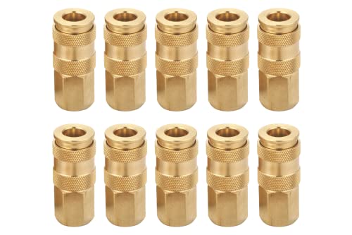 T TANYA HARDWARE Pro High Flow Female Coupler Kit (10 Piece), V...