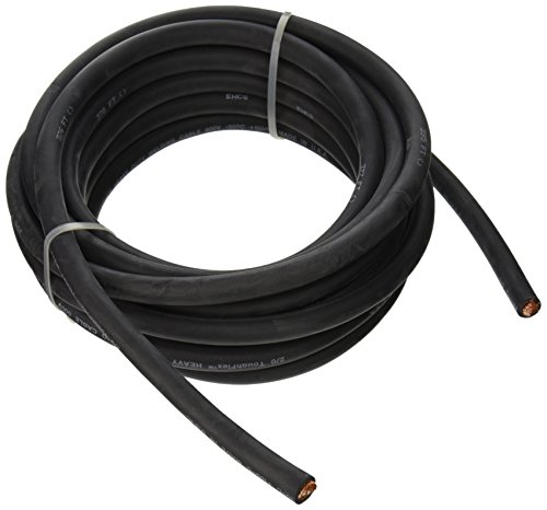 Super Cheap 🛒 EWCS 2/0 Gauge Premium Extra Flexible Welding Cable 600 Volt - Black - 50 Feet - Made in the USA
