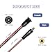 Tugermoola 6 Sets 5.5 x 2.1mm DC Power Jack Threaded Female Panel Mount Barrel Connector Adapter Kit with Cover Cap OLA012