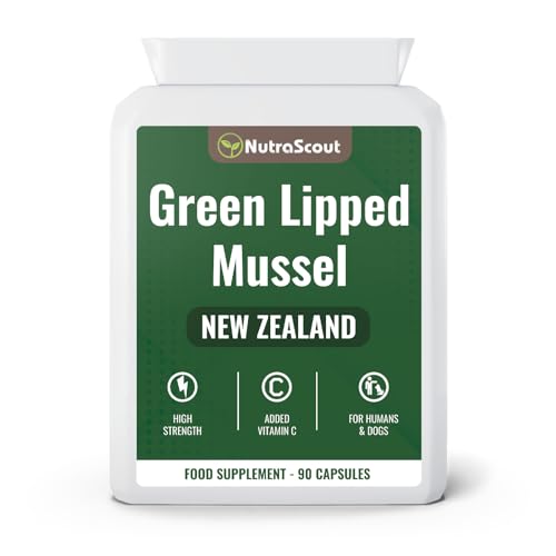 NutraScout Green Lipped Mussel Capsules with Vitamin C