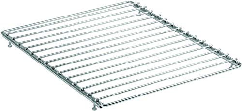 ICQN Universal Gitter | Ausziehbar von 37,5-60 cm Backofenrost | Verstellbar Ofengitter für Backofen | Backofengitter | Grill | Grillrost | Backrost | Gitterrost | Verchromt Backgitter