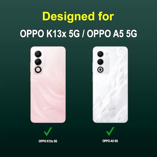 Image of Zapcase Back Case Cover for Oppo K13x 5G | Compatible for Oppo K13x 5G Back Cover | Liquid Silicon Magic Case with Camera Protection | Dark Green