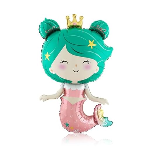 Globo de sirena para decoración de cumpleaños infantiles, arco de globos, sirenas, cumpleaños, globos para el mundo submarino, boda, festival, decoración de cumpleaños, juguete de sirena