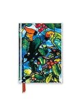  Tiffany: Parrots Transom (Foiled Pocket Journal) (Flame Tree Pocket Books) (Premium Notizbuch DIN A 6 mit Magnetverschluss)